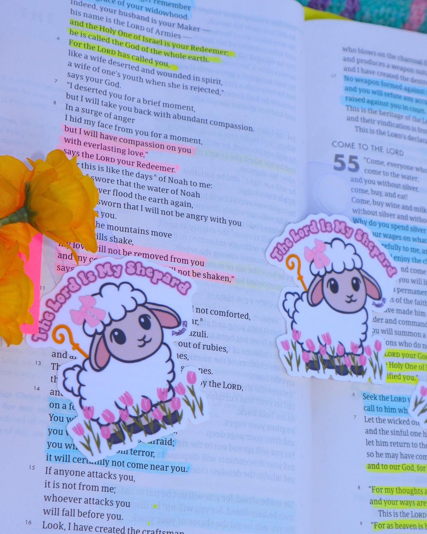 Psalm 23 Sticker