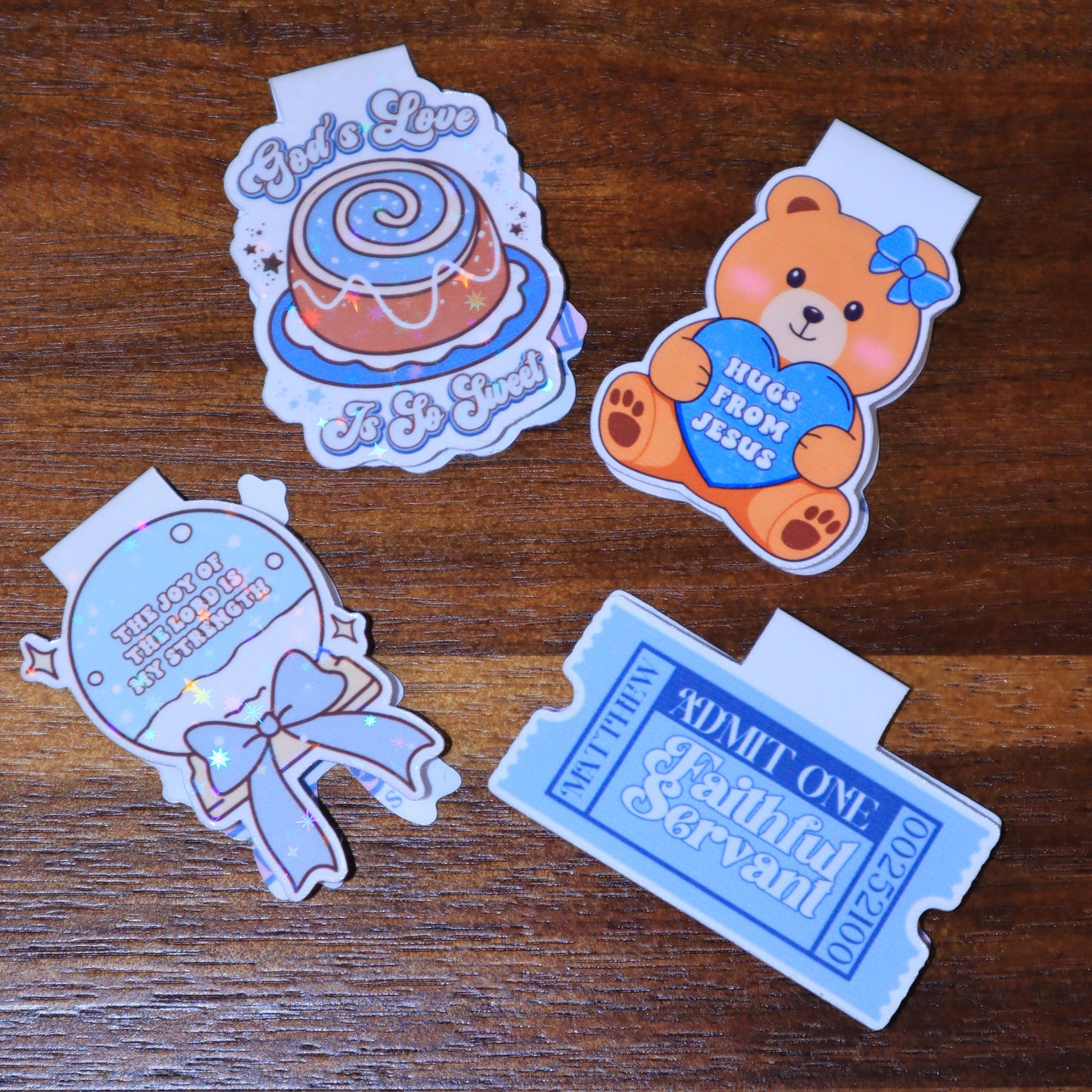 Faithful Servant Ticket Magnetic Bookmark