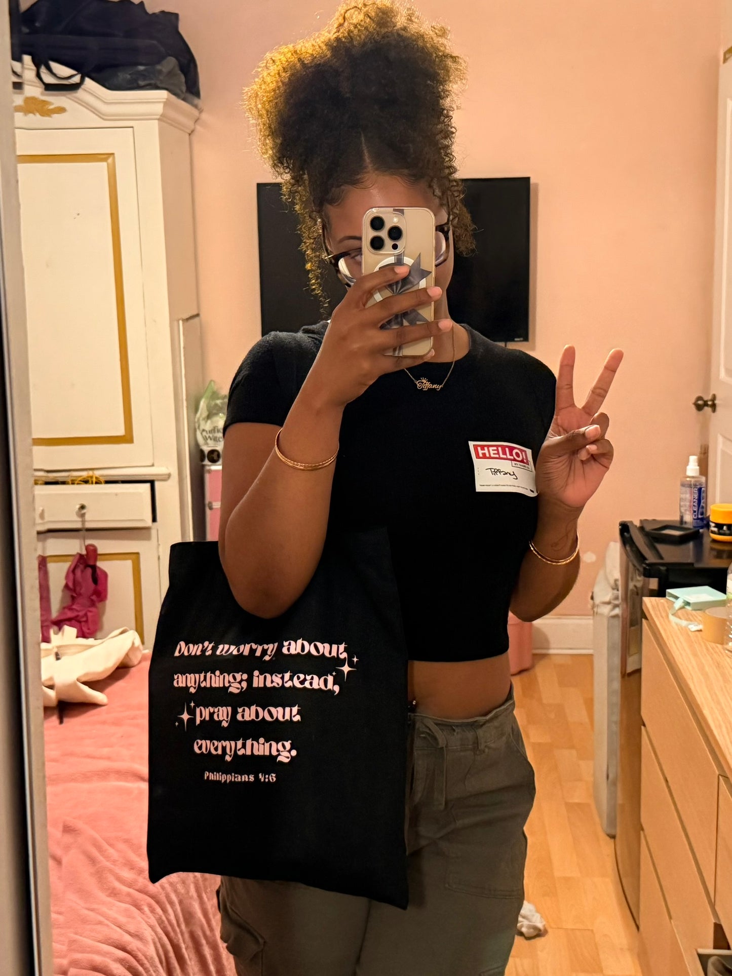 Philippians 4:6 Tote Bag