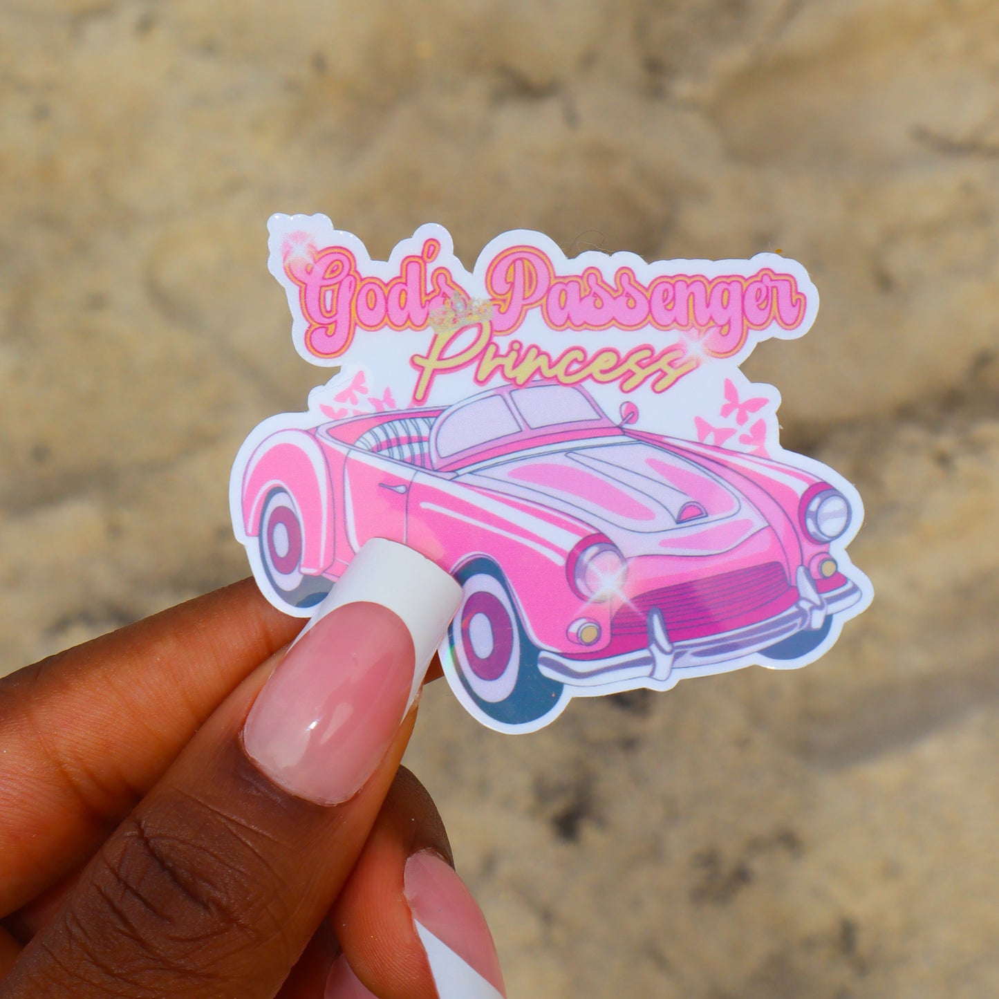 God’s Passenger Princess Sticker