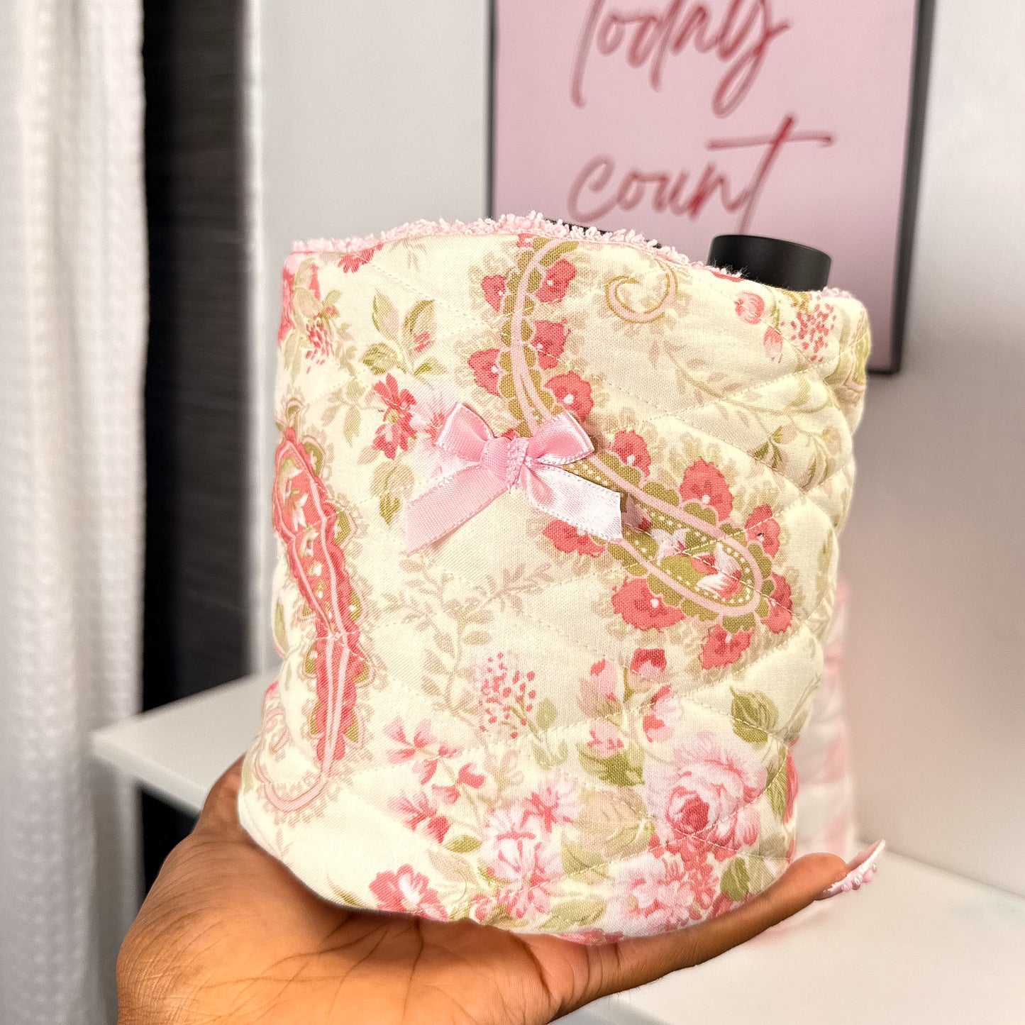 Esther Quilted Vanity Bucket