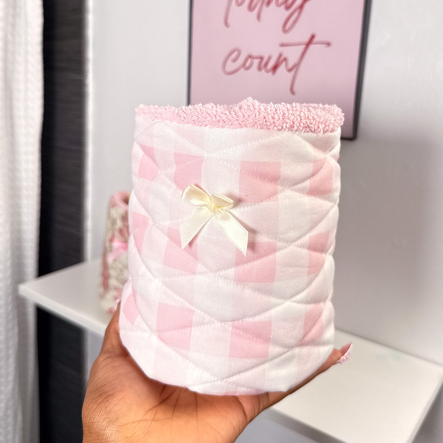 Mary Quilted Vanity Bucket
