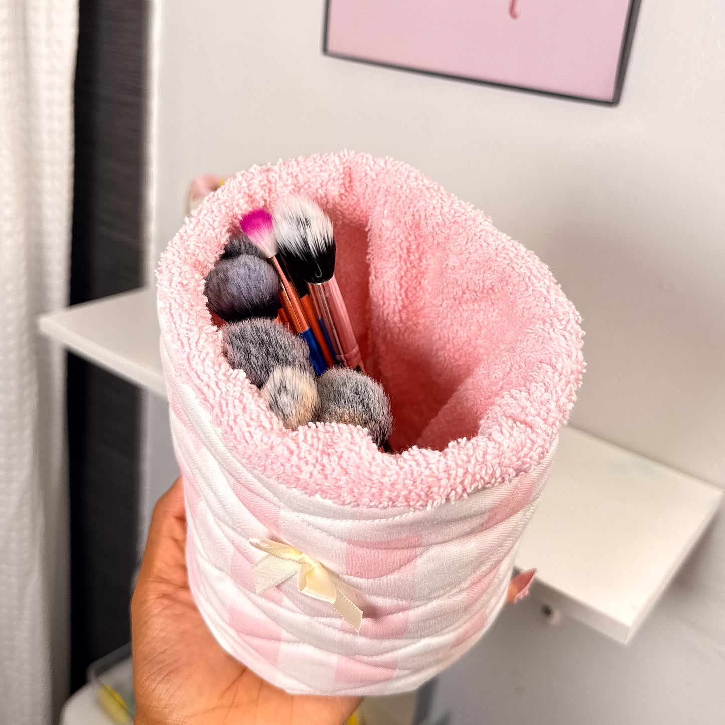 Mary Quilted Vanity Bucket