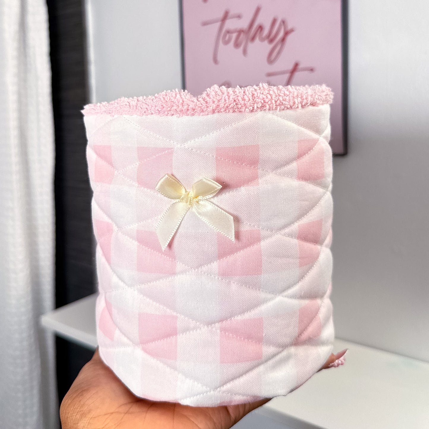 Mary Quilted Vanity Bucket