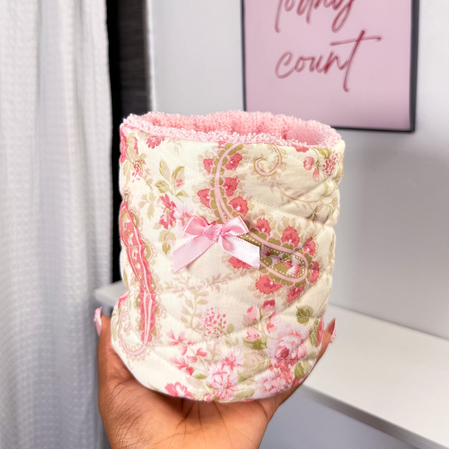 Esther Quilted Vanity Bucket