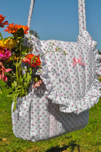 Rooted In Peace Quilted Bible Tote Bag