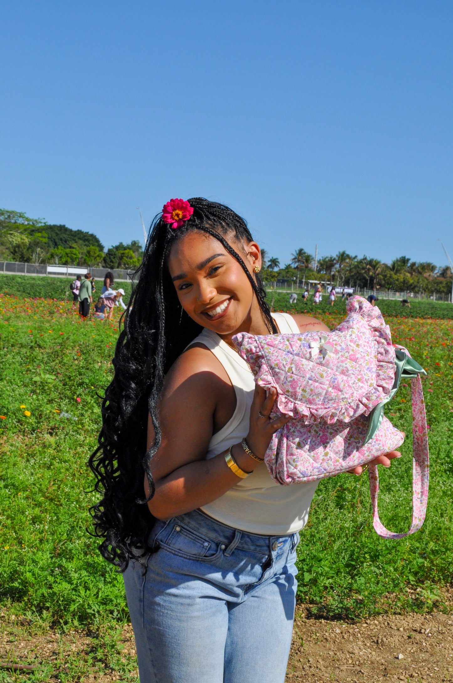 Rooted In Love Quilted Bible Tote Bag