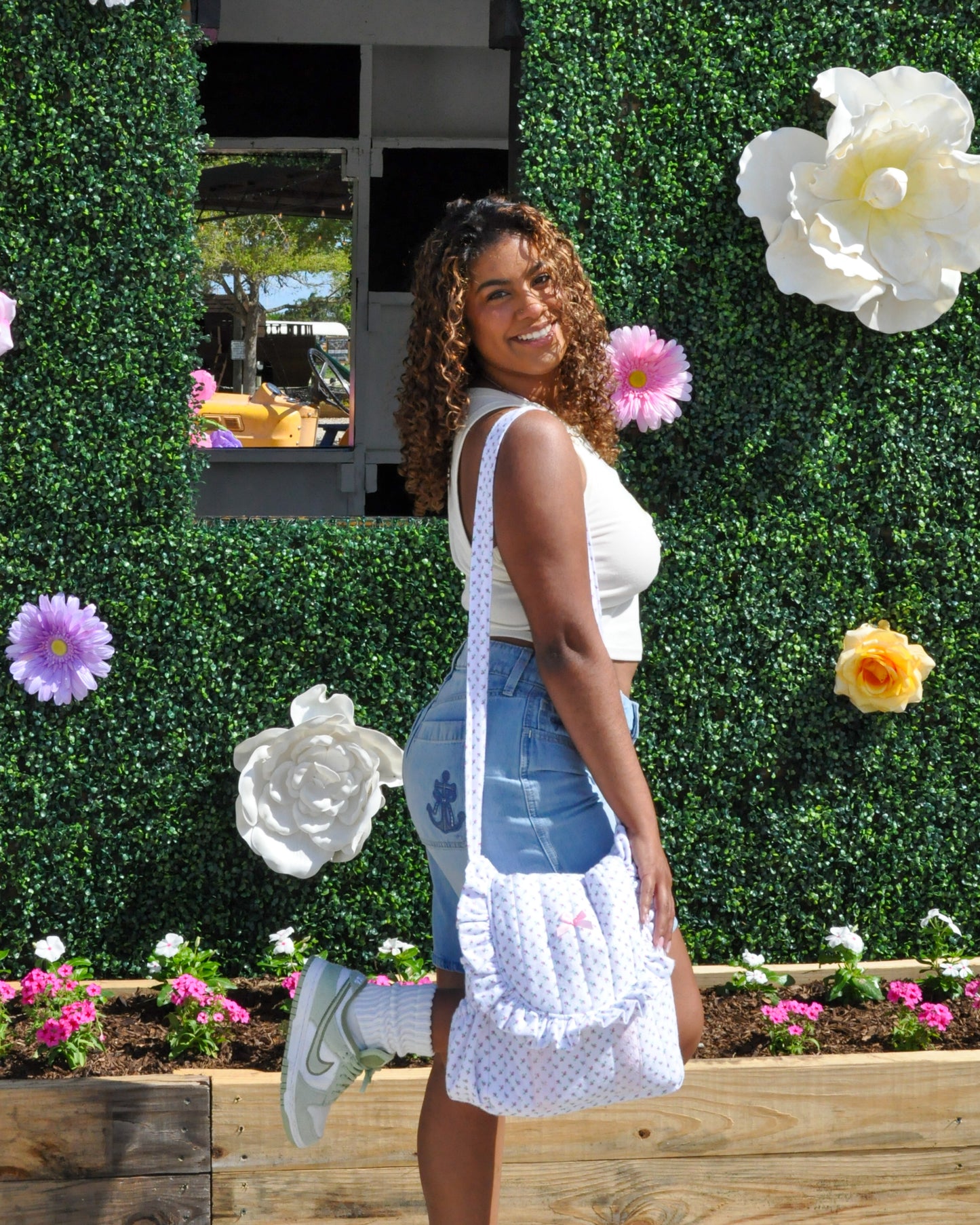 Rooted In Peace Quilted Bible Tote Bag