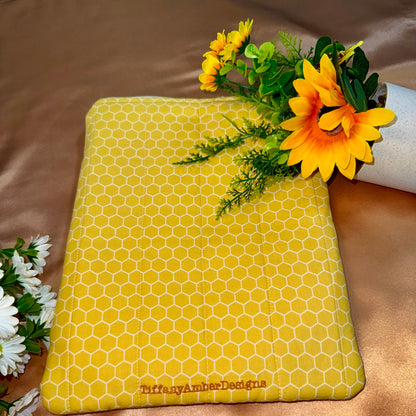 Honey Quilted Book Sleeve