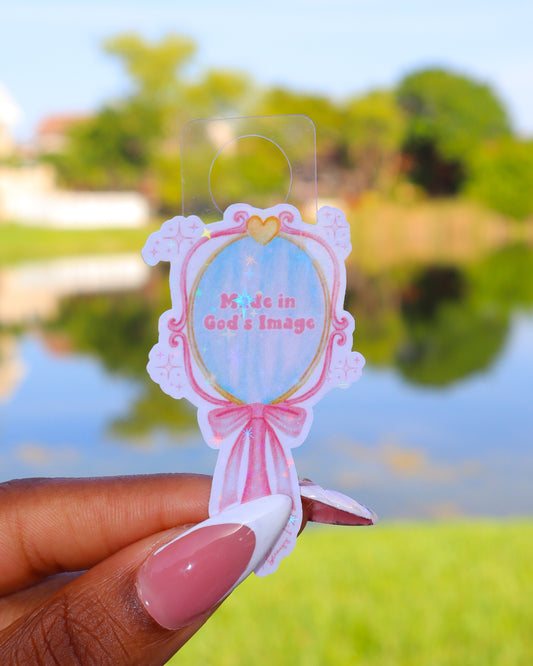Made in God’s Image Mirror Sticker