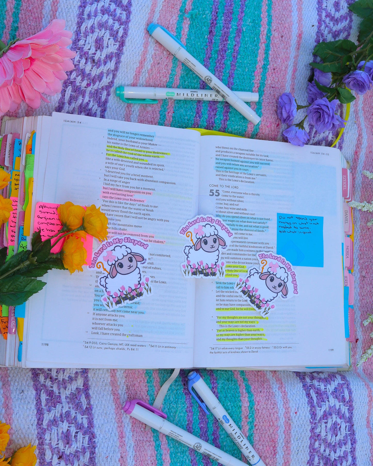 Psalm 23 Sticker