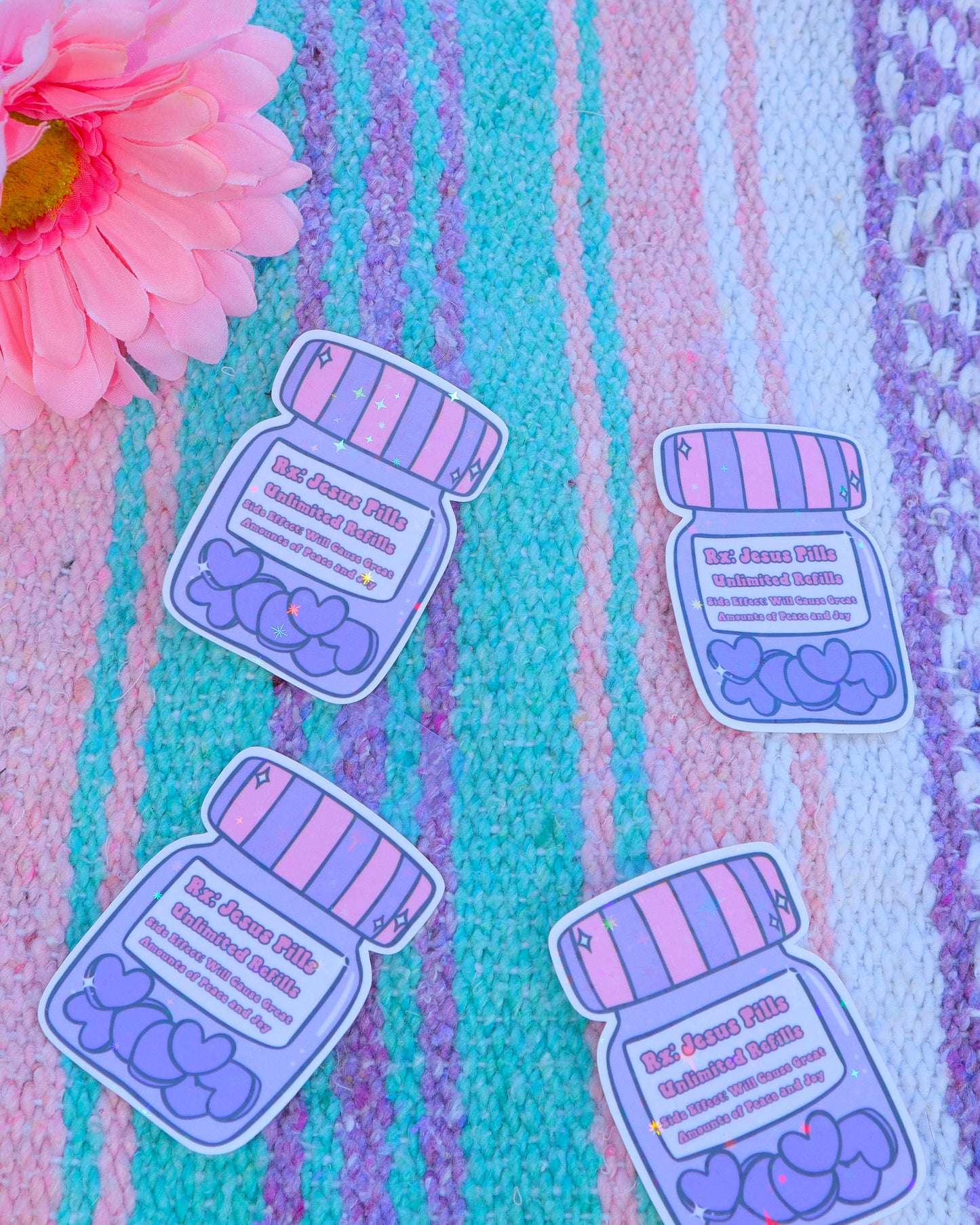 Jesus Pills Sticker