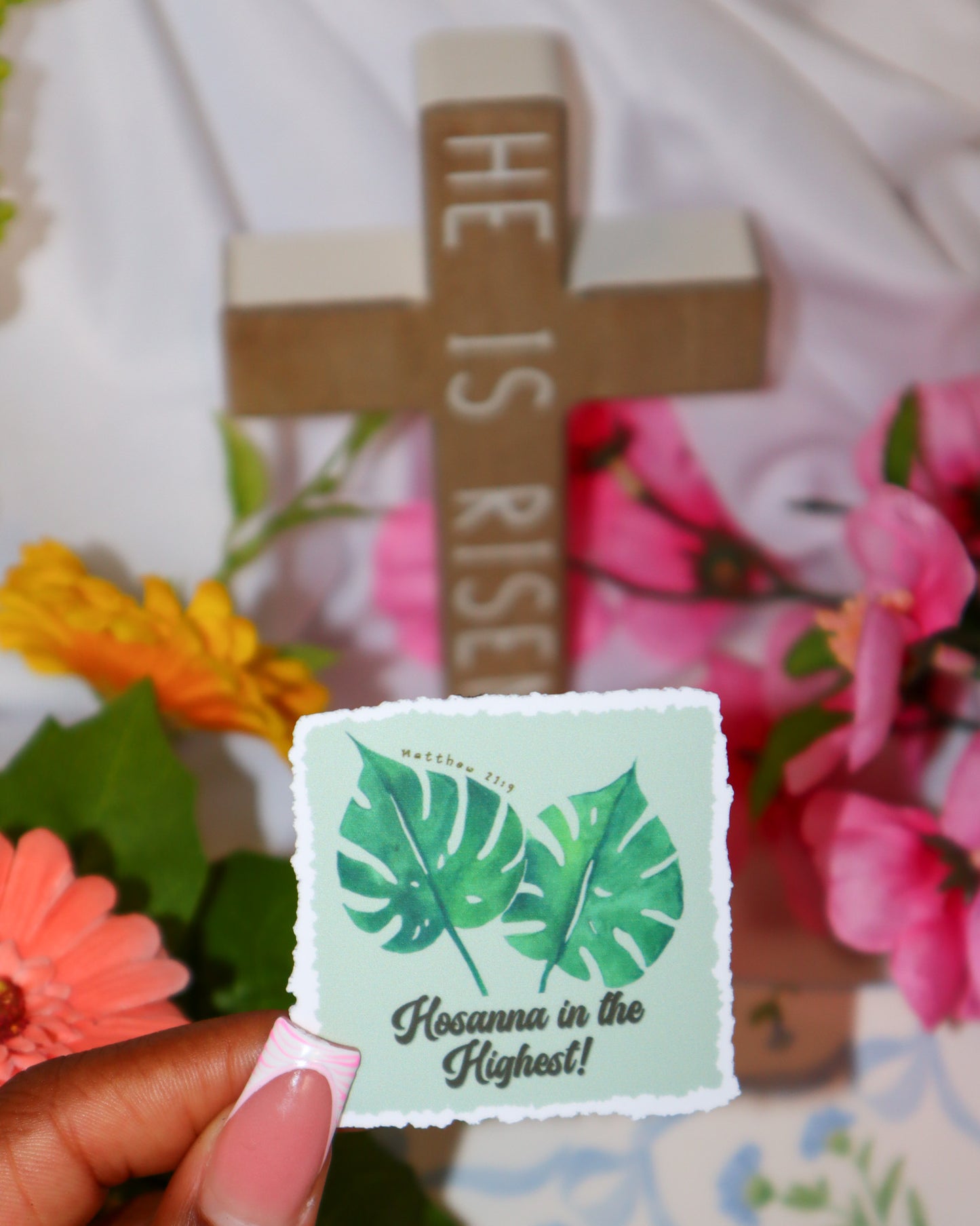 Hosanna In The Highest Sticker