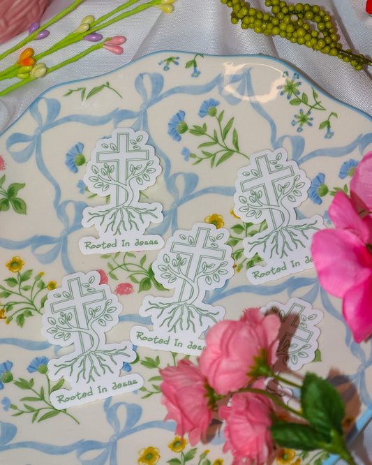 Rooted In Jesus Sticker