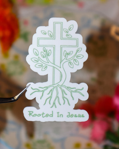 Rooted In Jesus Sticker