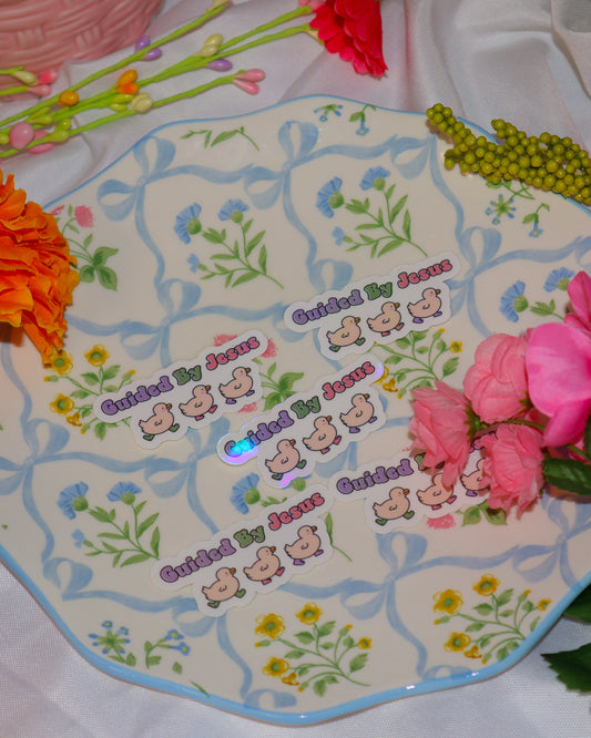 Guided By Jesus Sticker