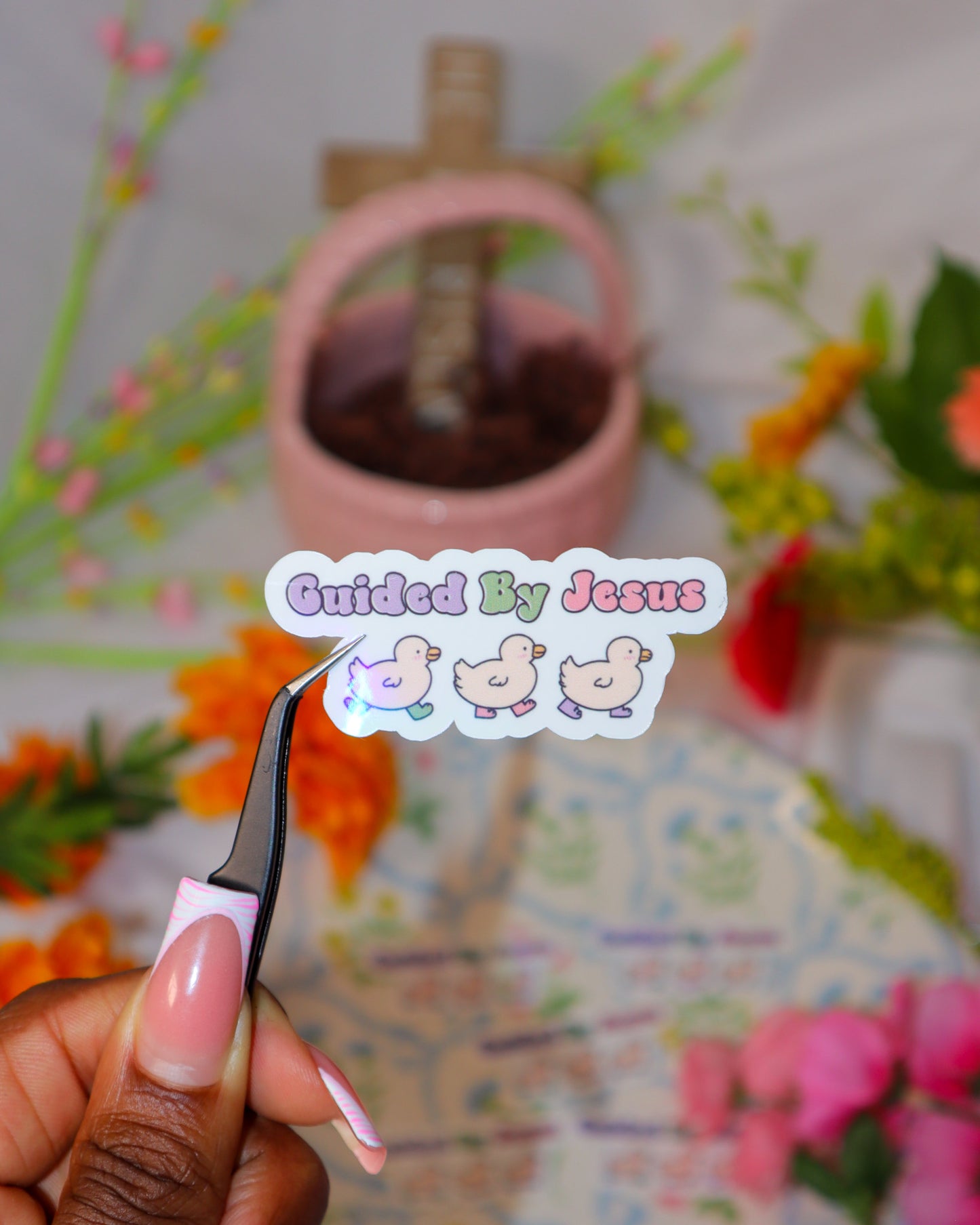 Guided By Jesus Sticker