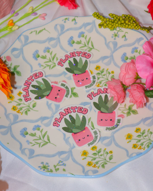 Planted Psalm 92 Sticker