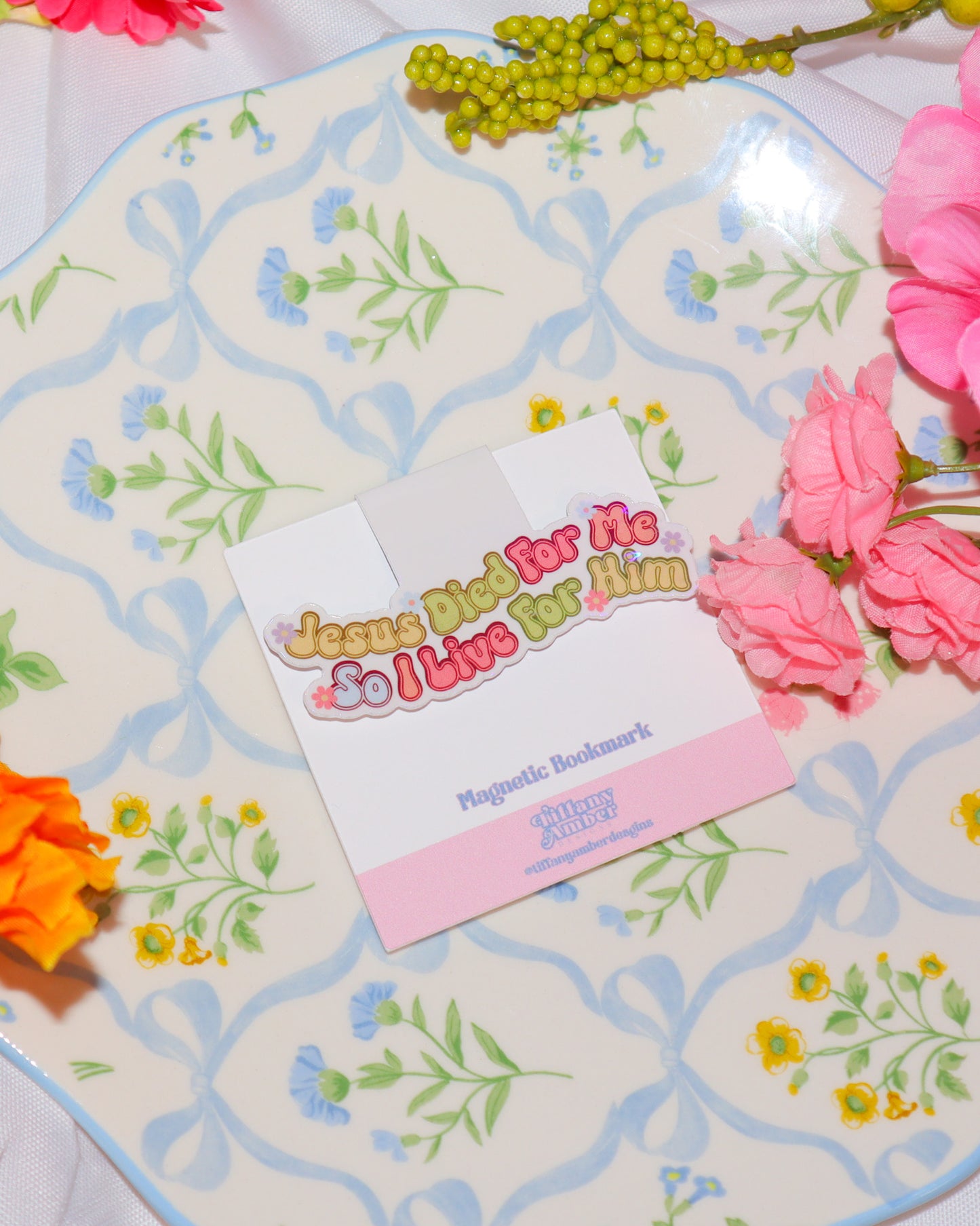 Jesus Died For Me So I Live For Him Magnetic Bookmark