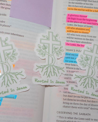 Rooted In Jesus Sticker