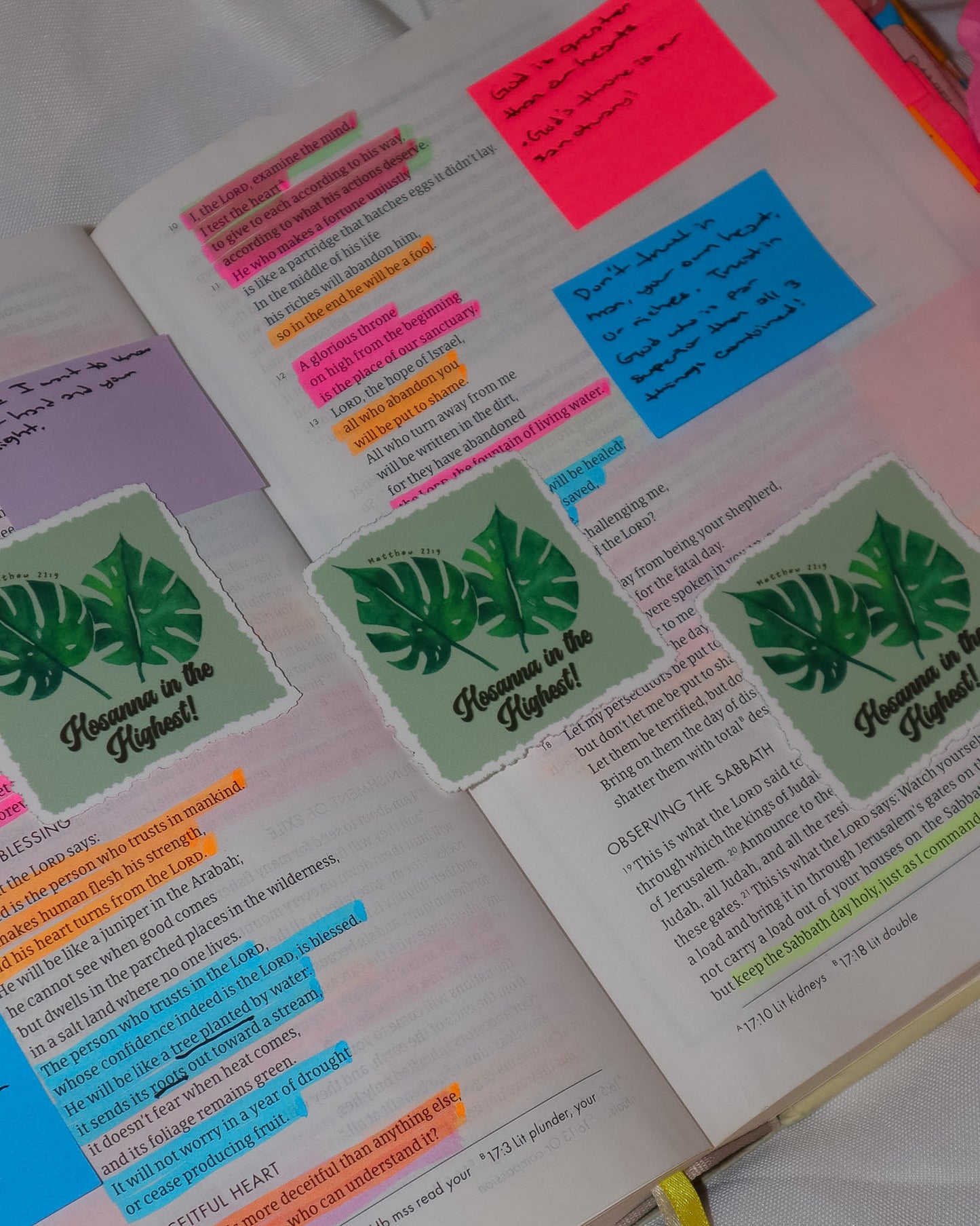 Hosanna In The Highest Sticker