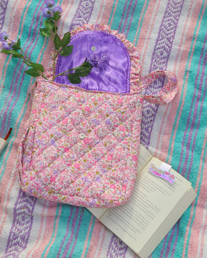 Rooted In Love Quilted Bible Tote Bag