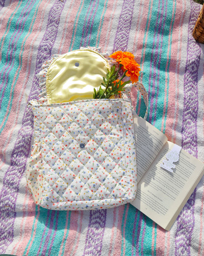 Rooted In Faith Quilted Bible Tote Bag