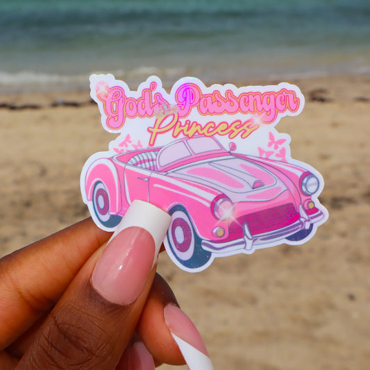God’s Passenger Princess Sticker