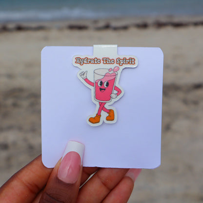Hydrate The Spirit Sticker Magnetic Bookmark