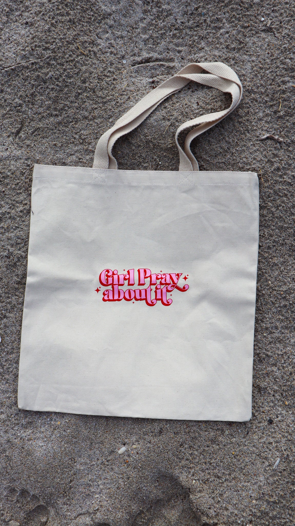 Girl Pray About It Tote Bag