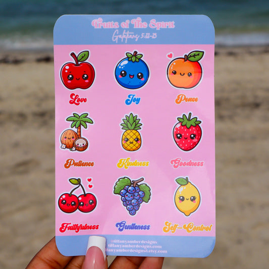 Fruits of the Spirit Sticker Sheet