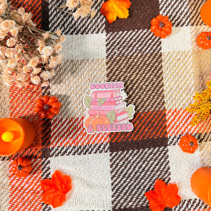 Bookish & Blessed Sticker