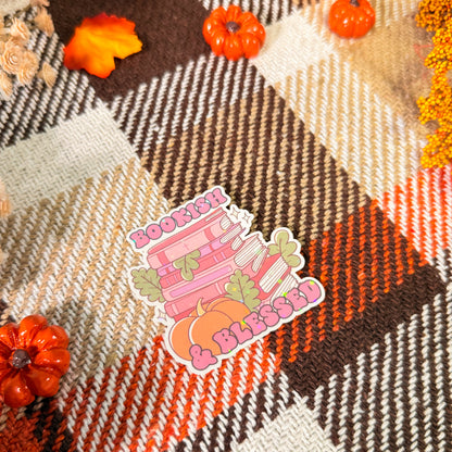 Bookish & Blessed Sticker