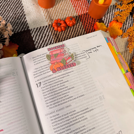 Bookish & Blessed Magnetic Bookmark
