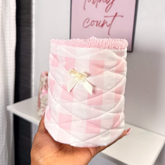 Mary Quilted Vanity Bucket