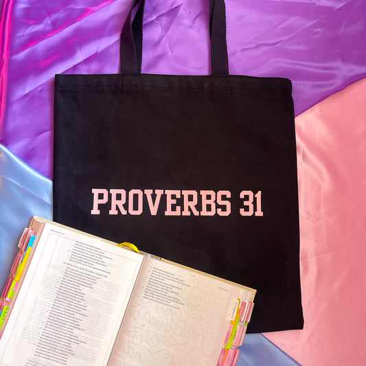 Proverbs 31 Tote Bag