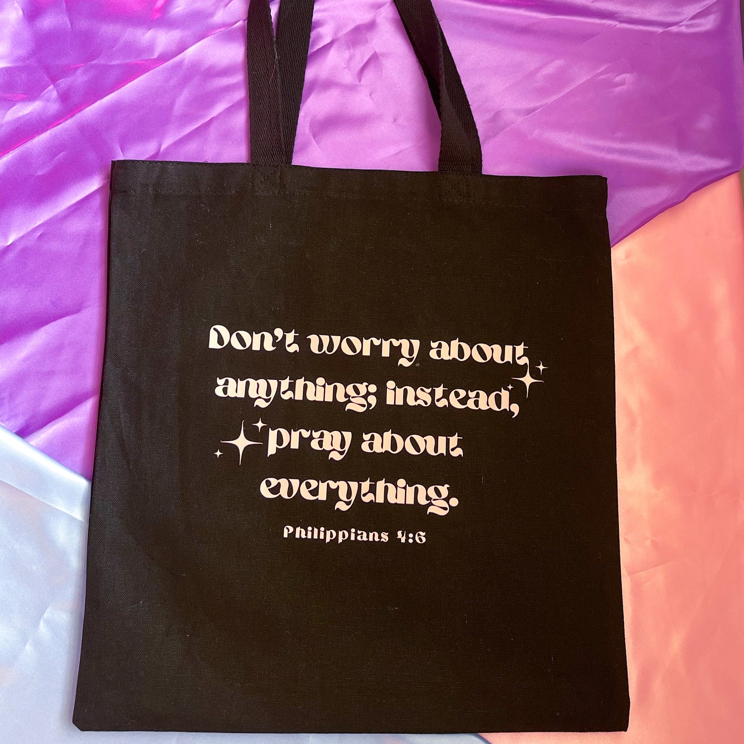 Philippians 4:6 Tote Bag