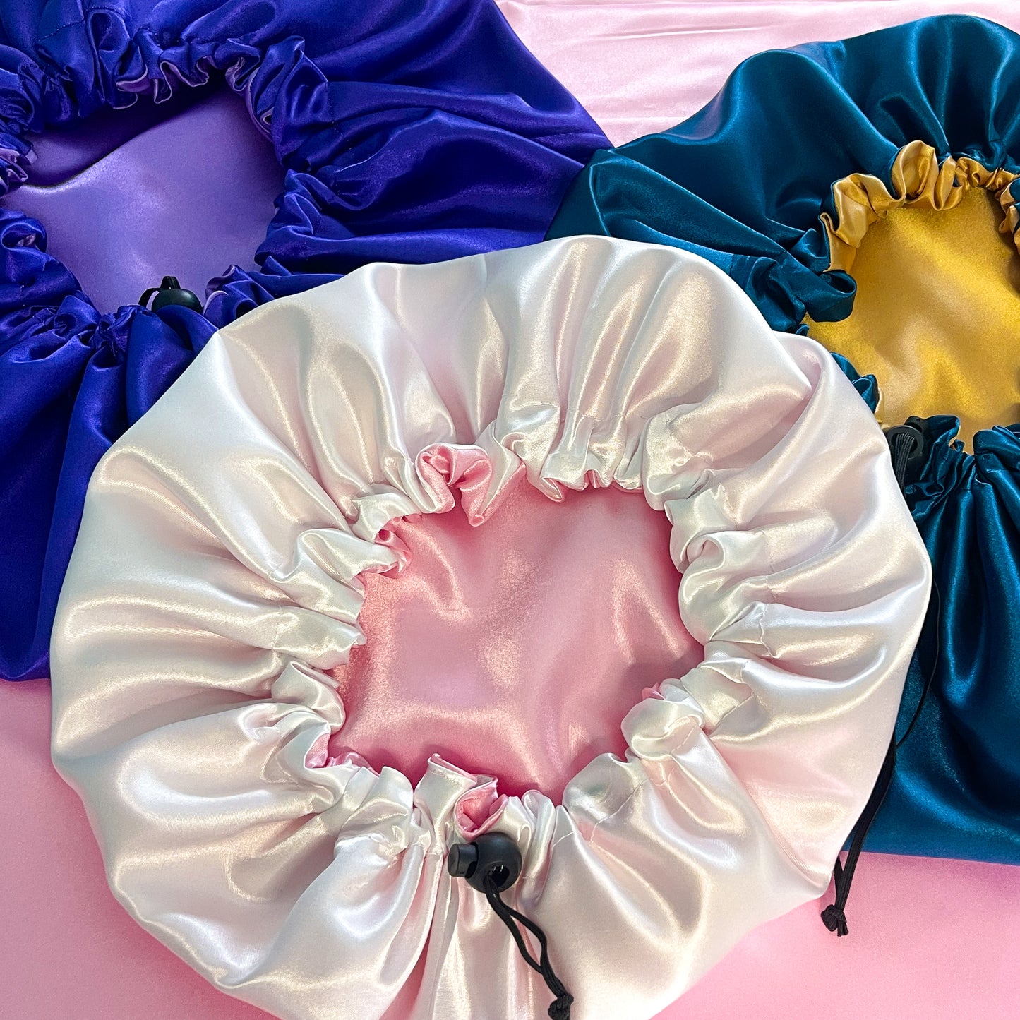 Personalized Reversible & Adjustable Satin Bonnets