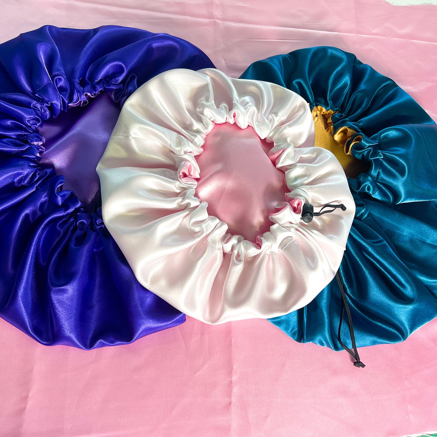 Personalized Reversible & Adjustable Satin Bonnets