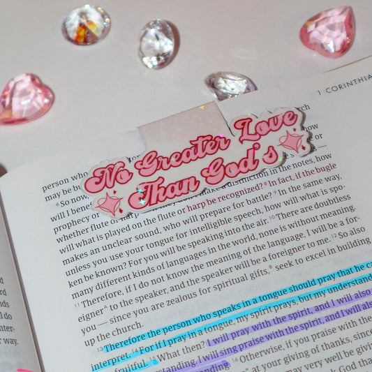 No Greater Love Than God’s Magnetic Bookmark