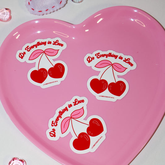 1 Corinthians 16:14 Sticker