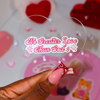 No Greater Love Than God’s Sticker