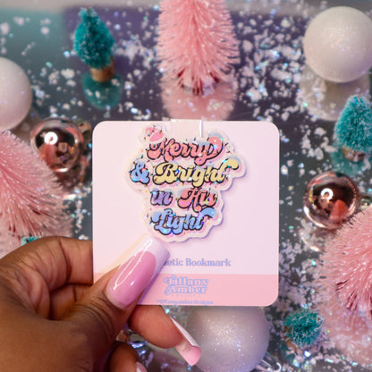 Merry and Bright Holiday Bookmark