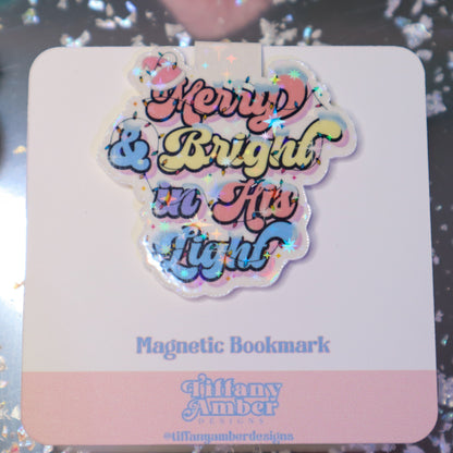 Merry and Bright Holiday Bookmark