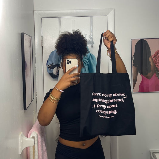 Philippians 4:6 Tote Bag