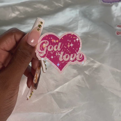 God Is Love Sticker