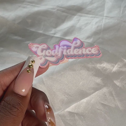 Godfidence Sticker