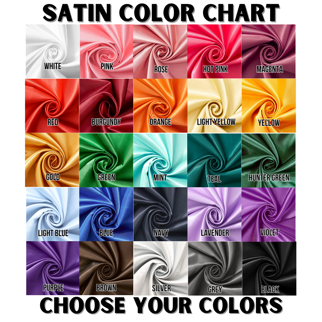 Personalized Reversible & Adjustable Satin Bonnets